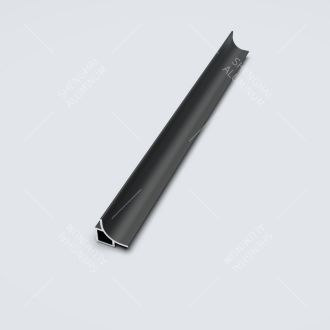 Black Aluminium Skirting Profile 100mm