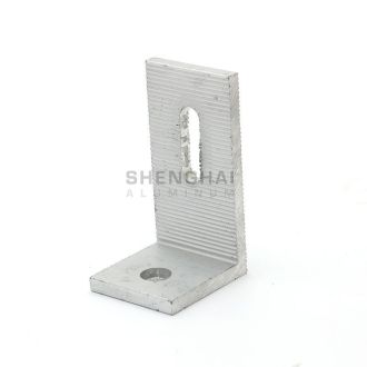 Aluminum L Shape Solar Corner For PV Mounting Bracket