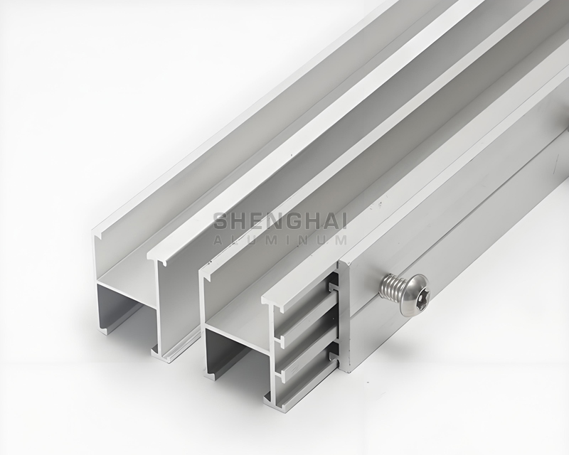 Extruded aluminum solar panel frame