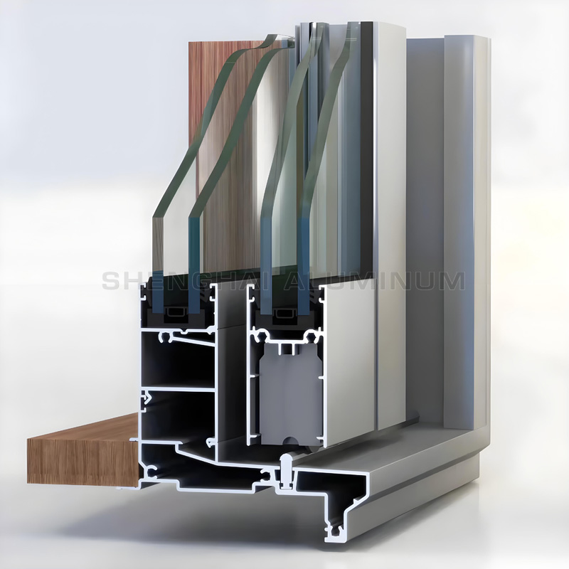 Aluminum door and window profiles